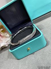 Colestore Tiffany Lock Bracelet With Diamonds In Gold/ Silver  - 4