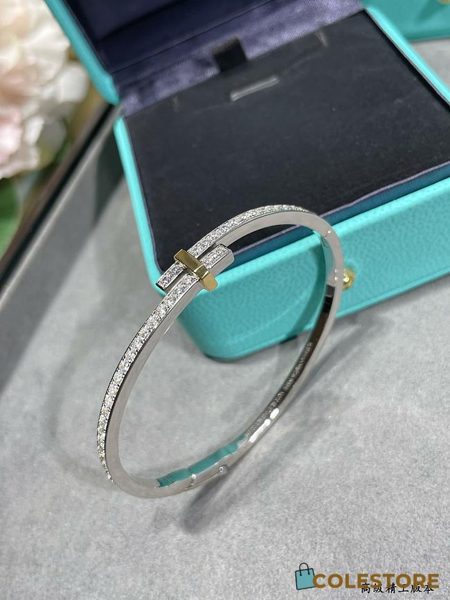 Colestore Tiffany T Wire Bracelet in Silver  - 1