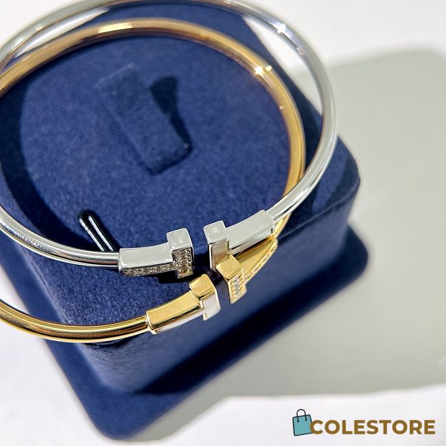 Colestore Tiffany Double T Crystal Bracelet  - 1