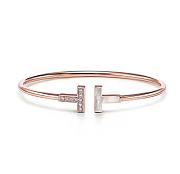 Colestore Tiffany Double T Crystal Bracelet  - 6