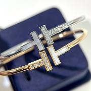 Colestore Tiffany Double T Crystal Bracelet  - 3