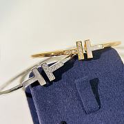 Colestore Tiffany Double T Crystal Bracelet  - 2