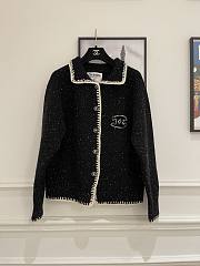 Colestore Chanel Cardigan Black Tweed - 1