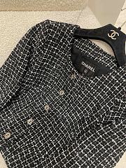 Colestore Chanel Tweed Shirt Caro Black  - 2