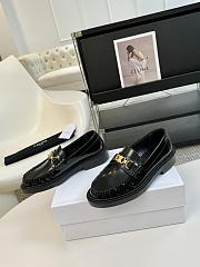 Colestore Celine Patent Leather Loafers Black  - 5