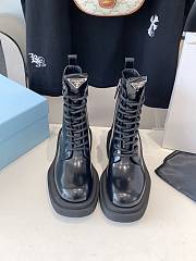 Colestore Prada Patent Leather Boots Black  - 5