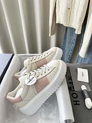 Colestore Hogan Logo Embroidered Low-top H-Stripes Sneakers White  - 2
