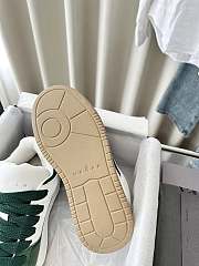 Colestore Hogan Logo Embroidered Low-top Chamallow Sneakers Green - 4