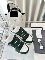 Colestore Hogan Logo Embroidered Low-top Chamallow Sneakers Green - 3