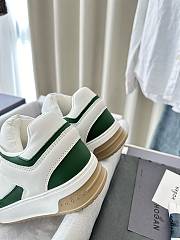 Colestore Hogan Logo Embroidered Low-top Chamallow Sneakers Green - 2