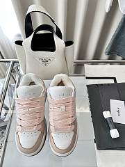 Colestore Hogan Logo Embroidered Low-top Chamallow Sneakers White Beige - 1