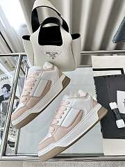 Colestore Hogan Logo Embroidered Low-top Chamallow Sneakers White Beige - 5