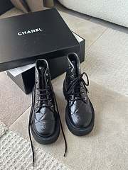 Colestore Chanel Boots Leather Black  - 1