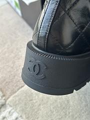 Colestore Chanel Boots Leather Black  - 5