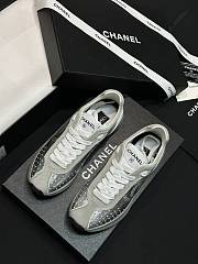 Colestore Chanel Caft Da Trainer Silver Sneaker  - 1