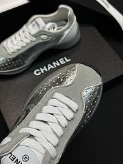 Colestore Chanel Caft Da Trainer Silver Sneaker  - 4