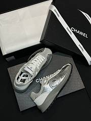 Colestore Chanel Caft Da Trainer Silver Sneaker  - 3