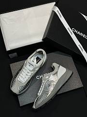 Colestore Chanel Caft Da Trainer Silver Sneaker  - 2