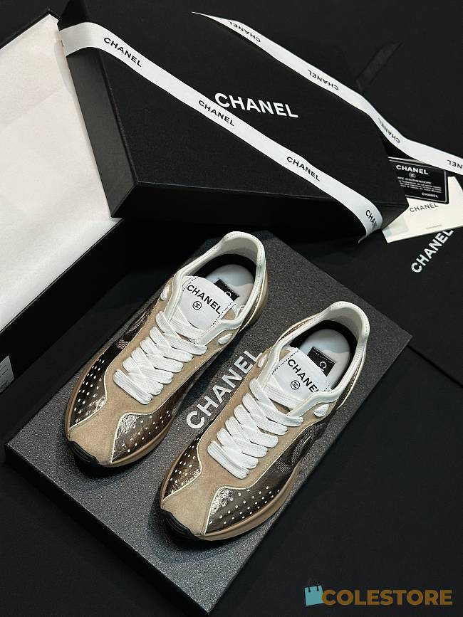 Colestore Chanel Sneaker 25C Brown  - 1