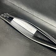 Colestore Bottega Veneta Women Long Clutch Crocodil Leather With Handle Black 31x13x3 cm - 2