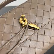 Colestore Bottega Veneta Women Long Clutch Andiamo With Handle Dove 31x13x3 cm - 5
