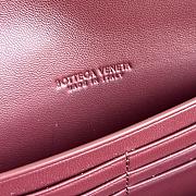 Colestore Bottega Veneta Women Long Clutch Andiamo With Handle Rouge 31x13x3 cm - 3