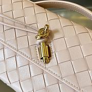 Colestore Bottega Veneta Women Long Clutch Andiamo With Handle Baby Pink 31x13x3 cm - 2