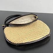 Colestore Bottega Veneta Gemelli Shoulder Bag Rafia Calf Leather/Lambskin Chocolate 24.5x19x7 cm - 2
