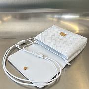 Colestore Bottega Veneta Crossbody Bag Baby White 19x15x6 cm - 2
