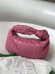 Colestore Bottega Veneta Jodie Hobo Bag Pink Leather 27x9x23 cm  - 1