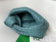 Colestore Bottega Veneta Jodie Hobo Bag Coral Blue Leather 27x9x23 cm - 5