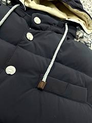 Colestorer Brunello Cucinelli hooded feather-down padded gilet Black - 6