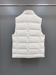 Colestorer Brunello Cucinelli hooded feather-down padded gilet White - 4