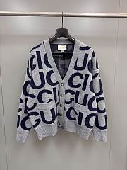 Colestore Gucci CC Logo Cardigan Grey  - 1