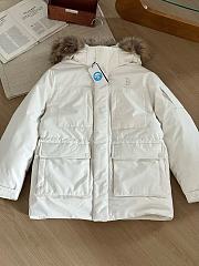 Colestore MLB Basic Big Logo Hood Fur Mid Padded Parka Boston Red Sox White - 1