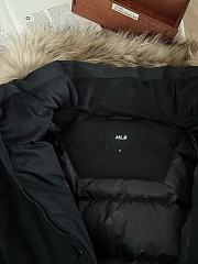 Colestore MLB Basic Big Logo Hood Fur Mid Padded Parka New York Yankees Black  - 2
