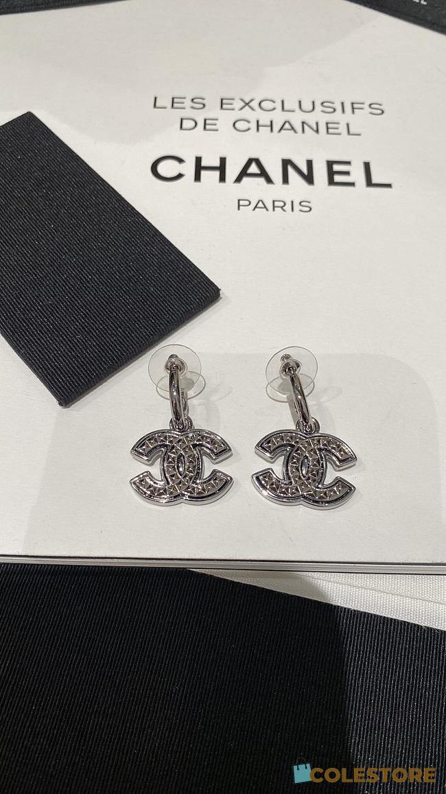 Colestore Chanel Earrings Silver 01 - 1