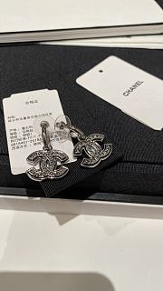 Colestore Chanel Earrings Silver 01 - 3
