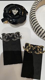 Colestore Chanel Earrings Silver/ Gold  - 5