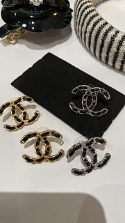 Colestore Chanel Earrings Silver/ Gold  - 3