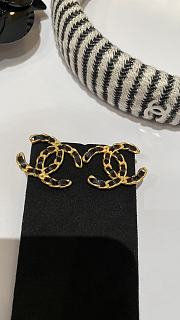 Colestore Chanel Earrings Silver/ Gold  - 2