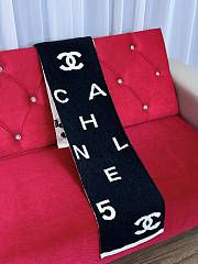 Colestore Chanel Scarf Black 30 x 180 cm - 4