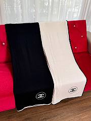 Colestore Chanel Scarf Black 100 x 200 cm  - 5