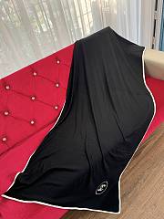 Colestore Chanel Scarf Black 100 x 200 cm  - 6