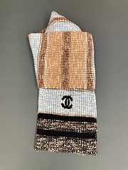 Colestore Chanel Scarf Blue  - 4