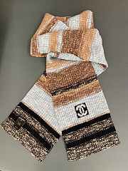 Colestore Chanel Scarf Blue  - 6