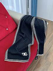 Colestore Chanel Scarf Black 35 x 195 cm  - 5