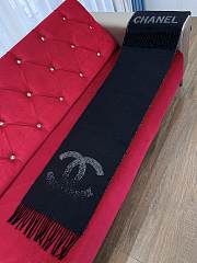 Colestore Chanel Scarf Black 38 x 200 cm  - 3
