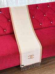 Colestore Chanel Scarf Beige 184 x 34 cm  - 4