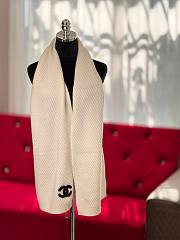 Colestore Chanel Scarf White 35 x 190 cm - 6